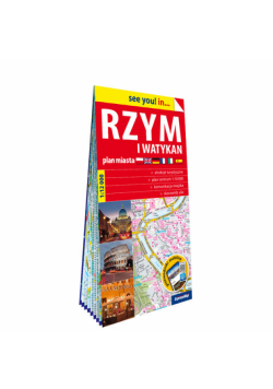 Rzym i Watykan papierowy plan miasta 1:12 000