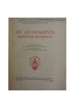 Św. Jan od krzyża kierownik duchowny,1950r