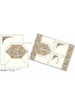 Papeteria Wallet 6 kopert i 6 papierów listowych FZN 001W