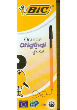 Długopis Orange Original Czarny 20 sztuk