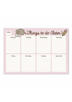 Planner A4 tygodniowy Pusheen Rose BPSA40001