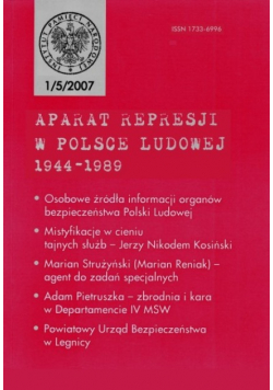 Aparat represji w Polsce Ludowej 1944 1989 1  /  5