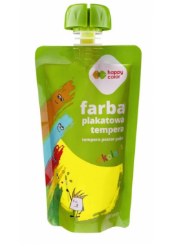 Farba tempera 100ml żółta HAPPY COLOR