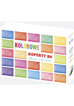 Koperty Pol Mak B6 kolorowe kb6 ogko 382