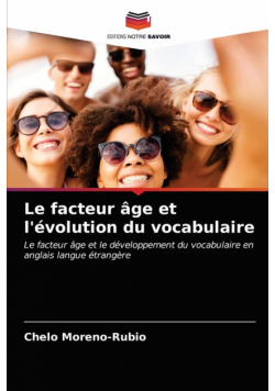 Le facteur âge et l'évolution du vocabulaire