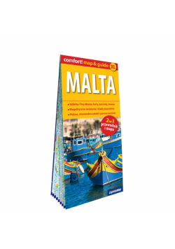 Malta laminowany map&guide (2w1: przewodnik i mapa)