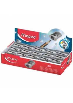 Temperówka Satellite metalowa srebrna(40szt) MAPED