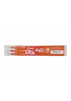 Wkład Pilot Frixion Ball Pomarańczowy Medium 3 sztuki