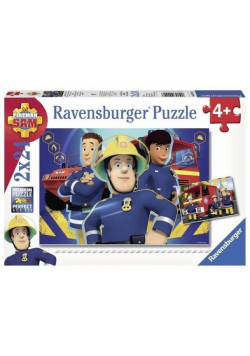 Puzzle Strażak Sam niesie pomoc 2x24