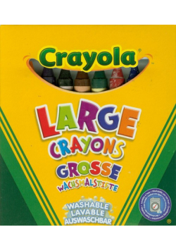 Kredki świecowe Crayola zmywalne 8 sztuk
