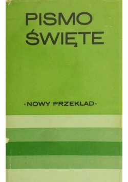 Pismo Święte nowy przekład