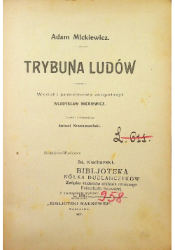 Trybuna Ludów 1907 r.