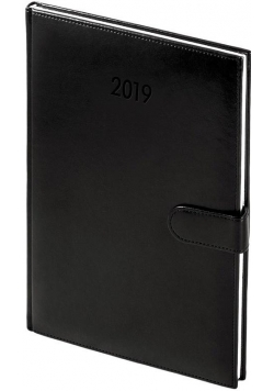Kalendarz 2019 B5 Tygod. Nebraska magnes Czarna