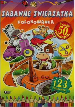 Zabawne zwierzątka Kolorowanka