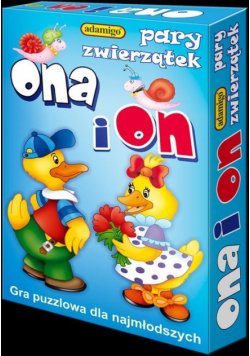 Ona i on pary zwierzątek