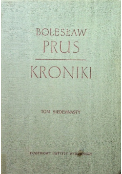 Prus Kroniki Tom 17