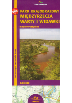 Park krajobrazowy Międzyrzecza Warty i Widawki mapa turystyczna 1:50 000