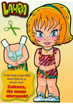 Kolekcja lalek wycinanek Laura