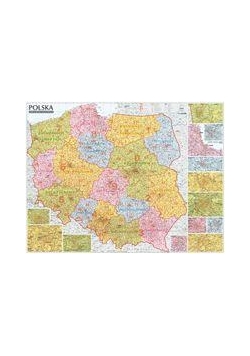Polska. Mapa kodów pocztowych (listwa)