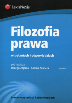 Filozofia prawa w pytaniach i odpowiedziach
