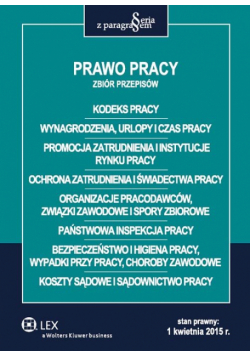 Prawo pracy. Zbiór przepisów