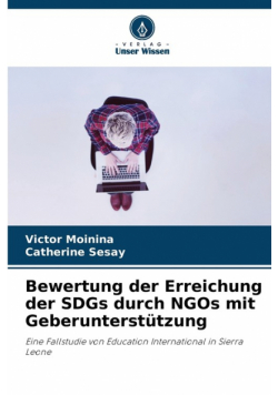 Bewertung der Erreichung der SDGs durch NGOs mit Geberunterstützung