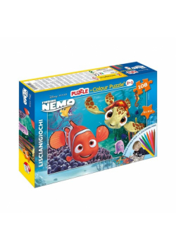 Puzzle Dwustronne 2w1 Nemo + mazaki
