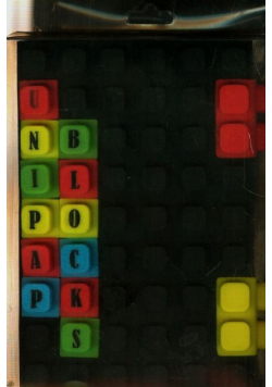 Notes silikonowy A6 Unipap Blocks w kratkę 100 kartek czarny