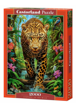 Puzzle 2000 Leopard in the Wild CASTOR