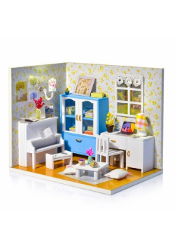 Składany Drewniany Model LED Anna's Room