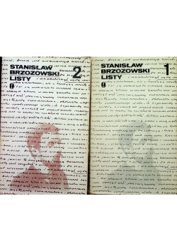 Brzozowski Listy Tom 1 i 2