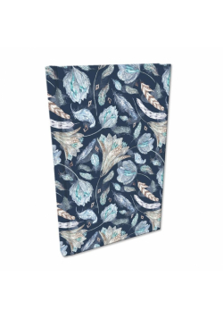 Notes A5 Soft Touch kratka 80g Kwiaty Boho