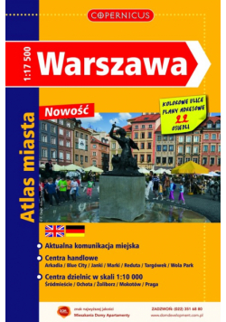 Warszawa Atlas miasta