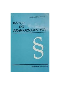 Wstęp do prawoznawstwa