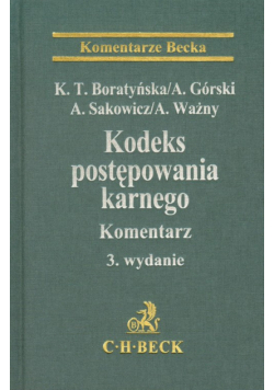 Kodeks postępowania karnego Komentarz