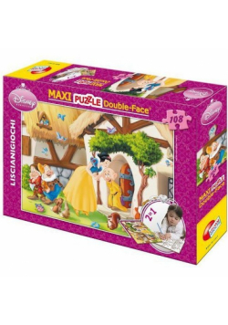 Puzzle dwustronne maxi 2w1 Królewna Śnieżka 108