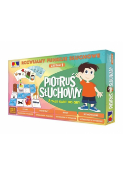 Piotruś słuchowy 8 talii do gry