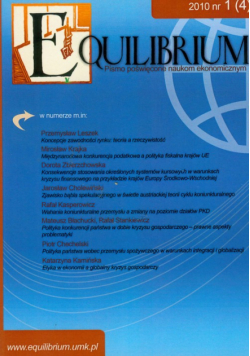Equilibrium 1(4)2010