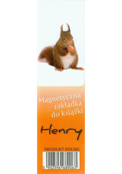 Magnetyczna zakładka do książki Wiewiórka