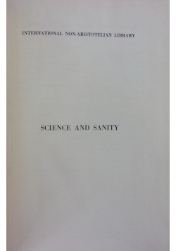 Science and sanity