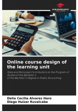 Online course design of the learning unit