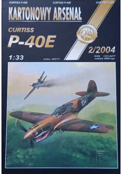 Kartonowy arsenał curtiss p-40e