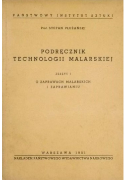Podręcznik technologii malarskiej