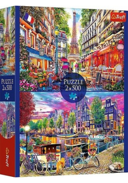 Puzzle 2x500 Europejskie stolice MGL 37496