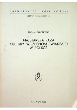 Najstarsza faza kultury wczesnosłowiańskiej w Polsce