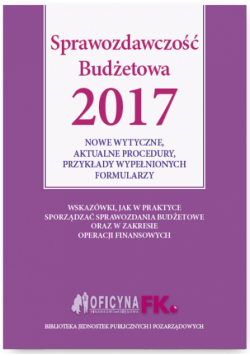 Sprawozdawczość budżetowa 2017