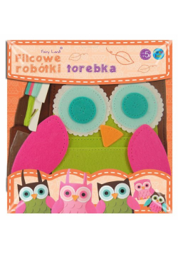 Filcowe robótki Torba sowa - brązowa