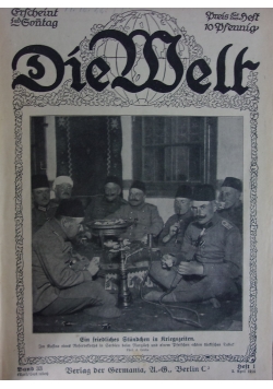 Die Welt, zbiór czasopism 1 - 25, 1916 r.