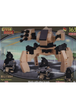 Klocki Best Lock Military Robot 163 elementy