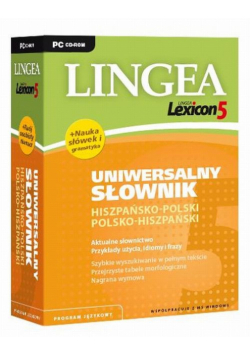 Lingea Uniwersalny słownik hiszpańsko-polski i polsko-hiszpański